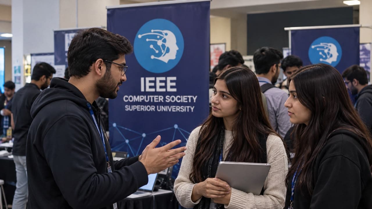 IEEE Computer Society students collaborating